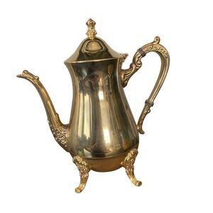 24k Gold Electro Plated Tea/coffee Pot
